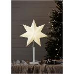 Vita Julstjärnor hängande från Star Trading Karo 