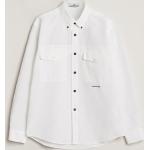 Vita Skjortjackor från Stone Island i Storlek XL med Button down i Hampa för Herrar 