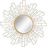 Guldiga Runda speglar med diameter 60cm 