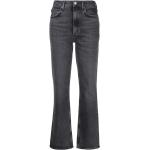 Cigarette Ekologiska Gråa High waisted jeans på rea med L29 med W26 i Denim för Damer 