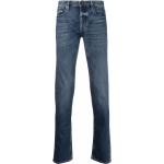 Regular Blåa Straight leg jeans från Armani Emporio Armani på rea i Storlek XXS för Herrar 