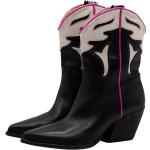 Fuchsia Ankle-boots i Läder för Damer 
