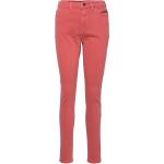 Stretch Trousers With Zip Detail Bottoms Jeans Slim Pink Esprit Casual