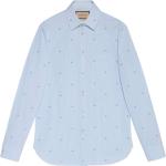Randiga Ljusblåa Randiga skjortor från Gucci i Storlek XL för Damer 