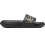 Svarta Slip in-sandaler med nitar från Versace på rea i storlek 40 med Slip-on med öppen tå i Kalvskinn 