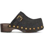 Streetwear Gråa Slip in-sandaler med nitar från Etro i storlek 42 med Slip-on med rundad tå för Herrar 