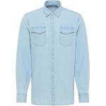 Style Clemens Dnm Shirt Blue MUSTANG