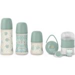 Gröna Nappflaskor för nyfödda från Suavinex 7 delar i Silikon för barn upp till 6 mån 