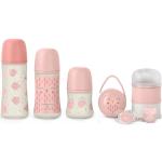 Rosa Nappflaskor för nyfödda från Suavinex 7 delar i Silikon för barn upp till 6 mån 
