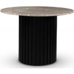 Beige Runda matbord från Skånska Möbelhuset med diameter 105cm i Marmor 