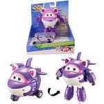 Super Wings EU740263 Crystal 5' Supercharged Transforming Character Toys for 3+ Years Old Boys Girls, Purple