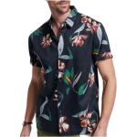 Formella Blåa Kortärmade Hawaiiskjortor från Superdry på rea i Modal för Herrar 