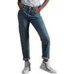 Blåa High waisted jeans från Superdry på rea för Damer 