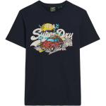 Superdry La Vl Graphic Short Sleeve T-shirt Svart M Man