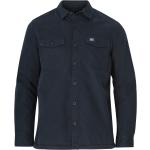 Mörkblåa Långärmade Skjortjackor från Superdry Vintage på rea i Storlek S i Bomull 