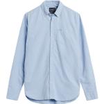 Blåa Långärmade skjortor från Superdry på rea i Storlek XXL för Herrar 