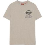 Beige Kortärmade T-shirts från Superdry på rea i Storlek S för Herrar 