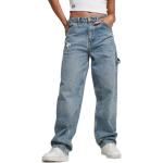 Ekologiska Blåa Baggy jeans från Superdry Vintage på rea i Storlek S i Denim för Damer 