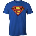 Koboltblåa Superman T-shirts i Storlek M för Herrar 