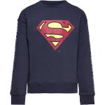 Superman Sweatshirt Tops Sweat-shirts & Hoodies Sweat-shirts Navy Mango