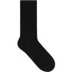 Supima Cotton Rib Socks - Black