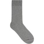 Supima Cotton Rib Socks - Grey