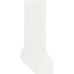 Supima Cotton Rib Socks - White