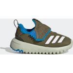 Olivgröna Slip-in sneakers från adidas på rea i storlek 26 med Slip-on för Breda fötter i Textil för Barn 