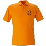 Orange Piketröjor med tryck för Herrar 
