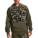 New 2021 Under Armour UA Rival Fleece Antler Hoodie Mens Pullover 1369679 