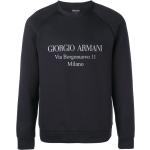 Blåa Sweatshirts från Armani Giorgio Armani på rea i Storlek L i Bomull för Herrar 