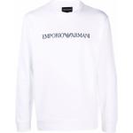 Vita Sweatshirts från Armani Emporio Armani i Jerseytyg för Herrar 