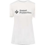 Vita Kortärmade Funktionströjor från Sweet Protection på rea i Storlek S i Material som andas i Jerseytyg för Damer 