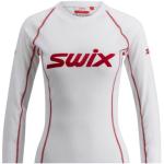 Formella Vita Långärmade Träningströjor från Swix Classic på rea med Rund ringning i Syntet 