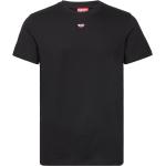 Svarta Kortärmade Kortärmade T-shirts från Diesel i Storlek S 