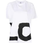 Casual Vita T-shirts med tryck från Burberry i Storlek XXS med Rund ringning för Damer 