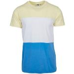 Blockfärgade Vita T-shirts för Herrar 