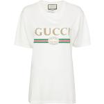 Ekologiska Vita Kortärmade Kortärmade T-shirts från Gucci för Damer 