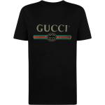 Svarta Kortärmade Kortärmade T-shirts från Gucci i Jerseytyg för Damer 