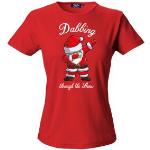 Röda Jul T-shirts för Damer 