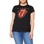 Svarta Rolling Stones Band t-shirts i Storlek M för Damer 
