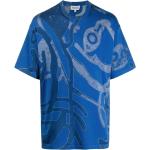 Blåa Kortärmade Kortärmade T-shirts från KENZO på rea i Storlek XS för Herrar 