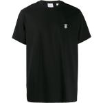 Svarta T-shirts med broderi från Burberry i Bomull för Herrar 