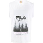 Vita Kortärmade T-shirts från Fila på rea i Storlek S i Bomull för Herrar 