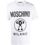 Vita Kortärmade T-shirts från Moschino i Storlek S i Bomull för Herrar 