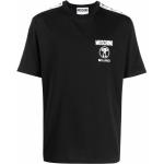 Ekologiska Svarta Kortärmade Kortärmade T-shirts från Moschino i Storlek L i Syntet för Herrar 