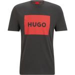 Svarta Kortärmade Kortärmade T-shirts från HUGO BOSS HUGO på rea i Jerseytyg för Herrar 