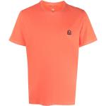 Persikofärgad Kortärmade Kortärmade T-shirts från PARAJUMPERS i Storlek XL i Jerseytyg för Herrar 