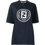 Svarta Kortärmade Kortärmade T-shirts från Fendi på rea i Storlek S för Damer 