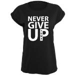 T-shirt Never Give Up Liverpool DamXSSvart Svart